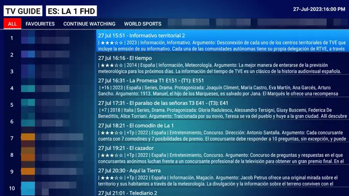 IPTV Stream Player android App screenshot 4